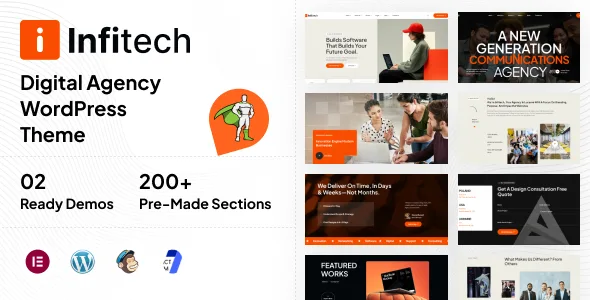 Infitech – Creative Agency & Portfolio WordPress Theme