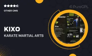 Kixo – Karate & Martial Arts School Elementor Template Kit