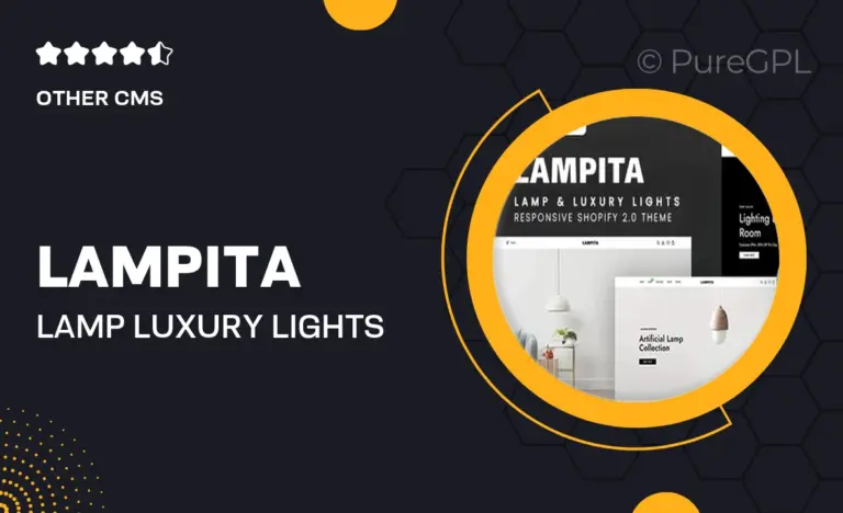 lampita lamp luxury lights responsive shopify 2 0 theme