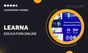 Learna – Education & Online Course WordPress Theme