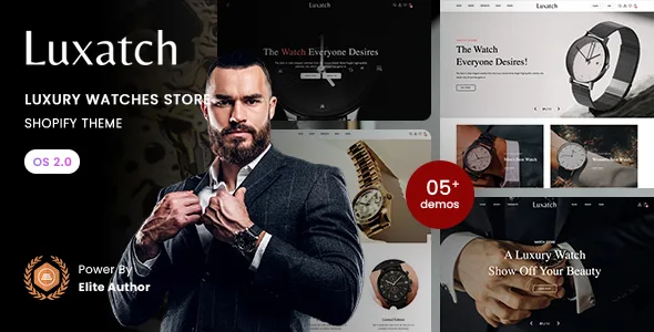 luxatch luxury watches store shopify 20 theme