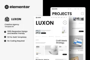 Luxon – Creative Agency Elementor Template Kit