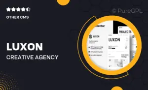 Luxon – Creative Agency Elementor Template Kit