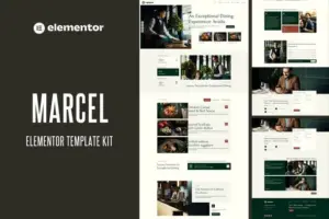 Marcel – Luxury Restaurant Elementor Template Kit