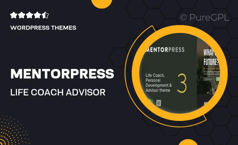 mentorpress life coach advisor wordpress theme