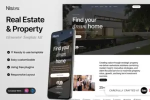 Nistora – Real Estate & Property Elementor Template Kit
