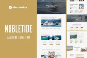 Nobletide – Yatch Boat Club Rental Elementor Template Kit