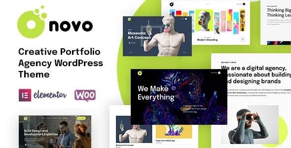 Onovo – Creative Portfolio Agency WordPress Theme