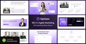 Optizeo – SEO & Digital Marketing FSE WordPress Block Theme