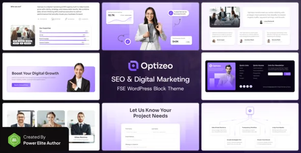 Optizeo – SEO & Digital Marketing FSE WordPress Block Theme