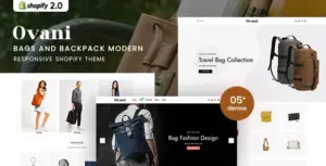 Ovani – Bags & Backpack Modern Shopify 2.0 Theme