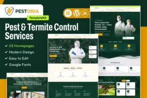 Pestoria – Pest & Termite Control Services Elementor Template Kit