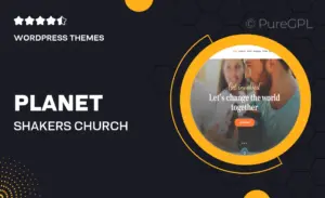 Planet Shakers | Church & Religion WordPress Theme