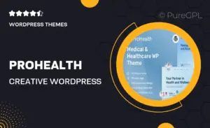 ProHealth – Creative WordPress Theme For Medical and Healthcare