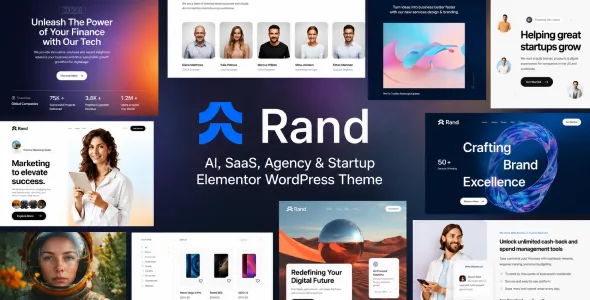 Rand – Creative Multipurpose WordPress Theme