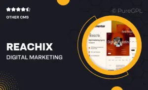 Reachix – Digital Marketing Agency Elementor Template Kit