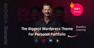 Reeni – Personal Portfolio Resume WordPress Theme