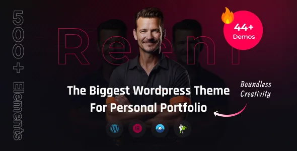 Reeni – Personal Portfolio Resume WordPress Theme