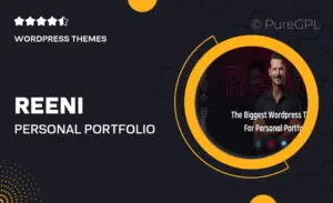 Reeni – Personal Portfolio Resume WordPress Theme