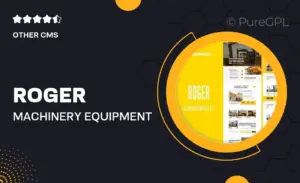 Roger – Machinery & Equipment Rentals Elementor Template kit