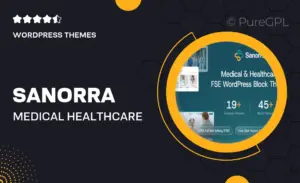 Sanorra – Medical & Healthcare FSE WordPress Block Theme