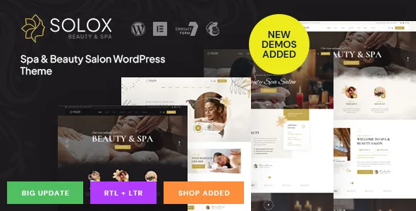 Solox – Spa & Beauty WordPress Theme