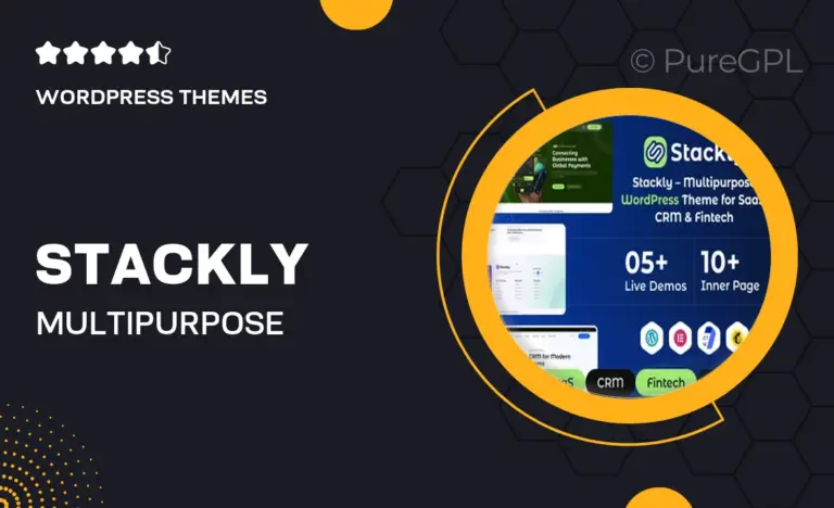 stackly multipurpose wordpress theme for saas crm fintech