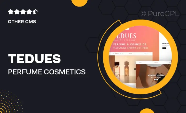 tedues perfume cosmetics shopify 2 0 theme