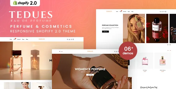 tedues perfume cosmetics shopify 20 theme