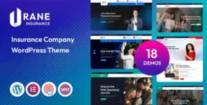 Urane – Insurance Company & Finance WordPress Theme