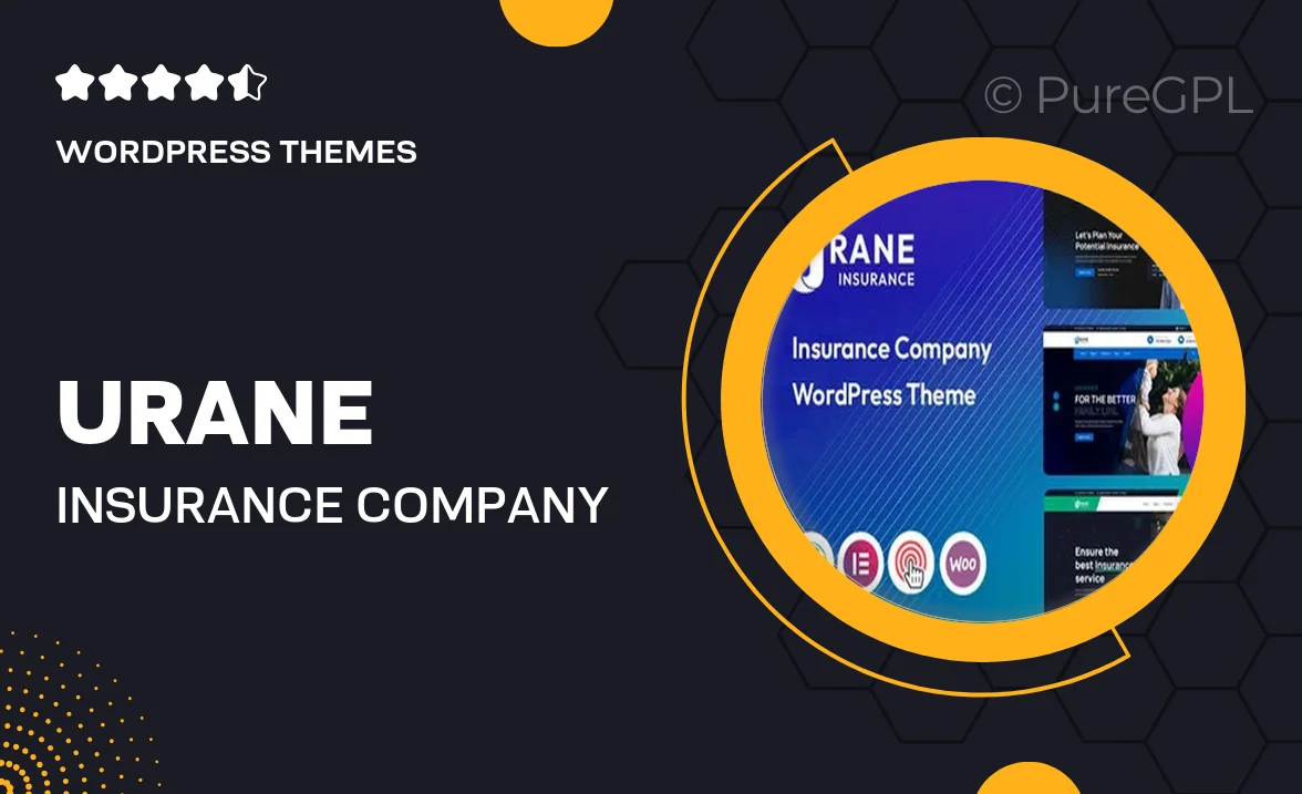 Urane – Insurance Company & Finance WordPress Theme