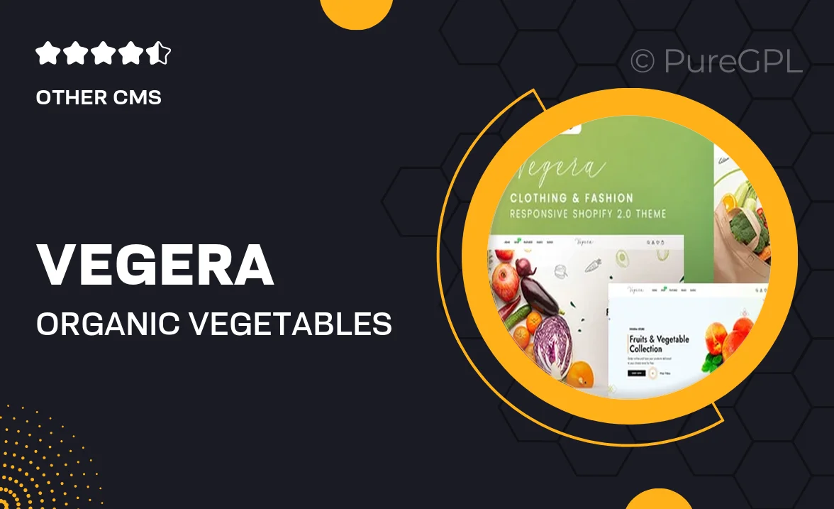 Vegera – Organic Vegetables Responsive Shopify 2.0 Theme