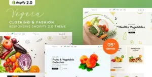 Vegera – Organic Vegetables Responsive Shopify 2.0 Theme