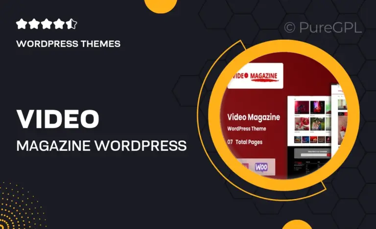 video magazine wordpress magazine theme