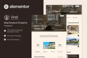 Virel – Real Estate & Property Elementor Template Kit