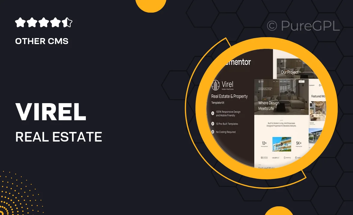 Virel – Real Estate & Property Elementor Template Kit