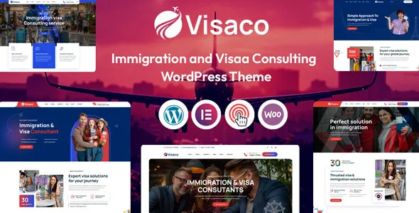Visaco – Immigration and Visa Consulting WordPress Theme