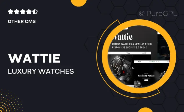 wattie luxury watches jewelry store shopify 2 0 theme