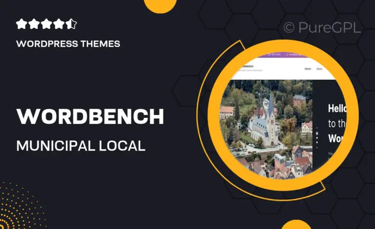 wordbench municipal local government wordpress theme
