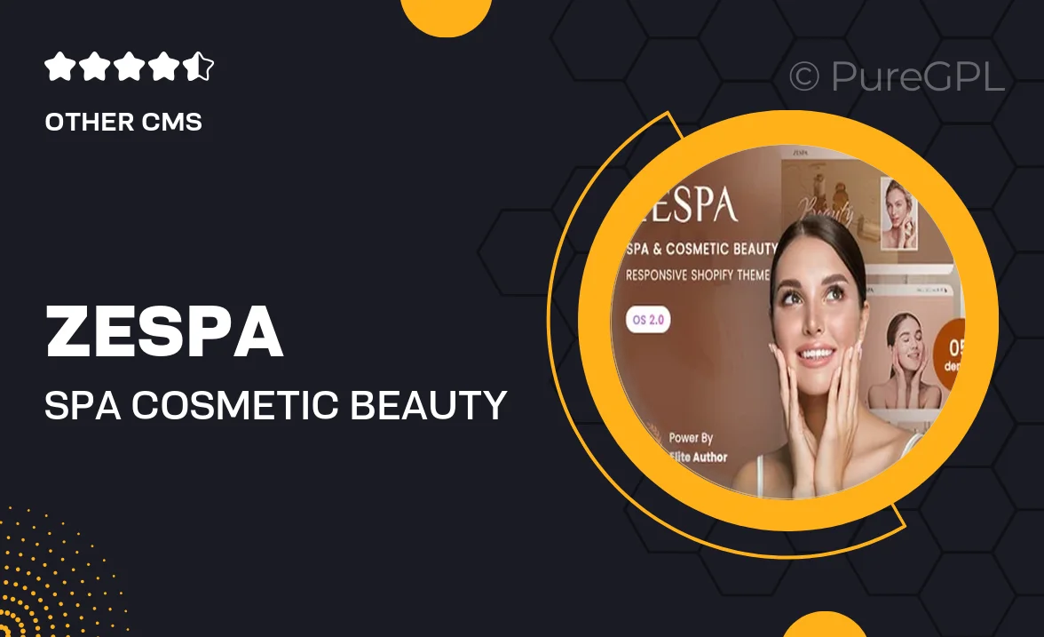 Zespa – Spa & Cosmetic Beauty Responsive Shopify 2.0 Theme