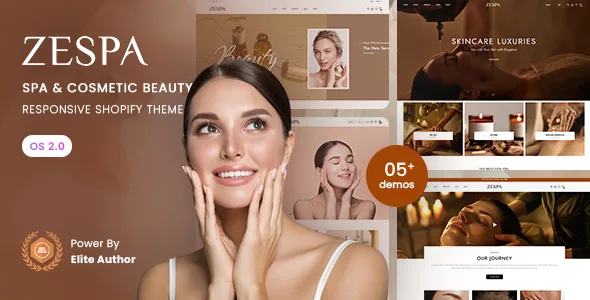 zespa spa cosmetic beauty responsive shopify 20 theme