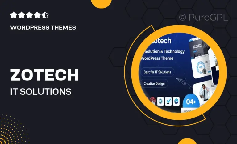 zotech it solutions technology wordpress theme