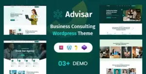 Advisar – Business, Finance & Consulting WordPress Theme