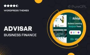 Advisar – Business, Finance & Consulting WordPress Theme