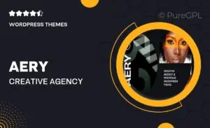 Aery – Creative Agency & Portfolio WordPress Theme