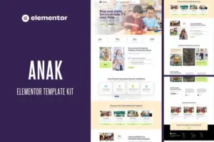 Anak – Kindergarten Elementor Pro Template Kit