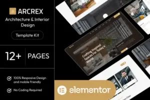 Arcrex – Architecture & Interior Design Elementor Template Kit