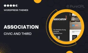 Association – Civic and Third Sector Nonprofit WordPress Theme