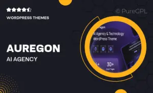 Auregon – AI Agency & Technology WordPress Theme