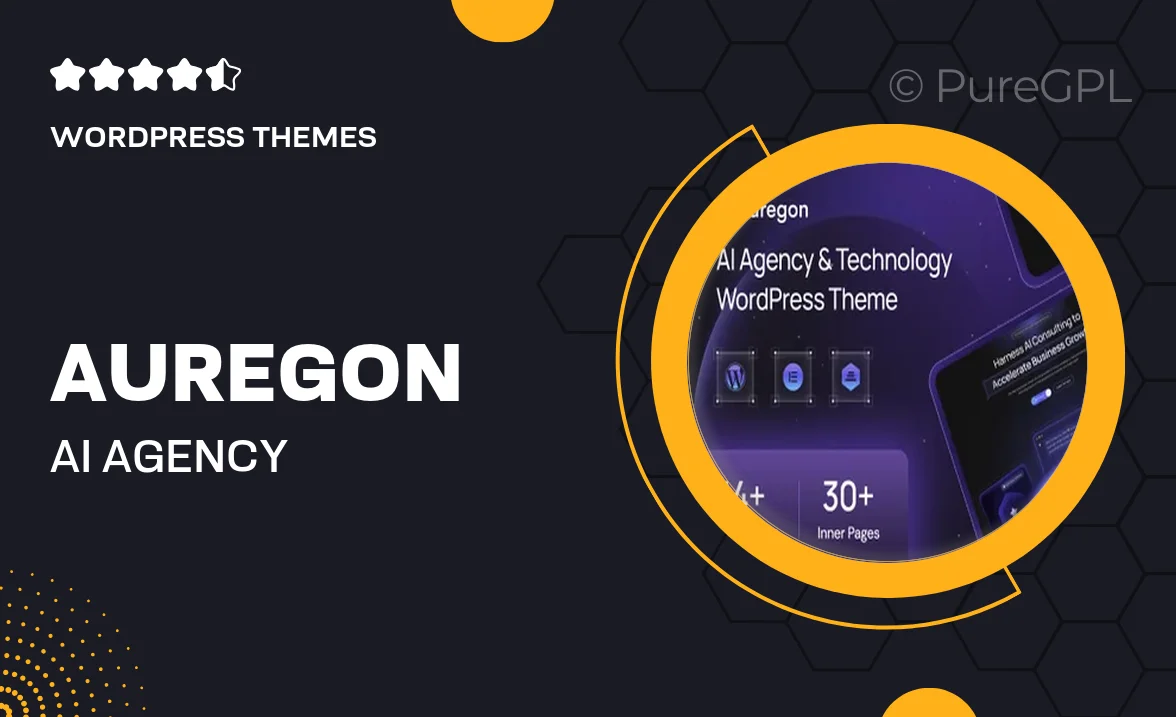 Auregon – AI Agency & Technology WordPress Theme